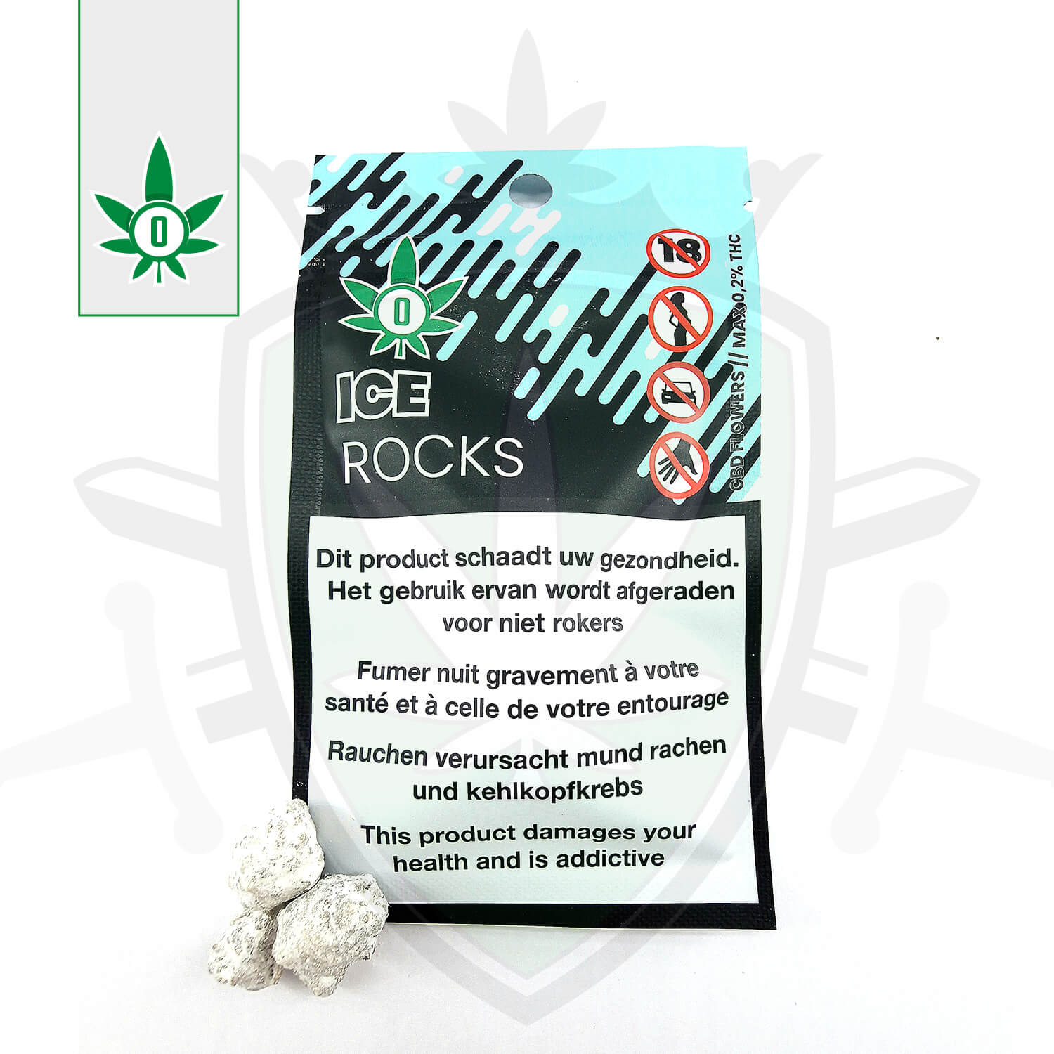 Ice Rocks 3 gram bag - Cannabis Zero