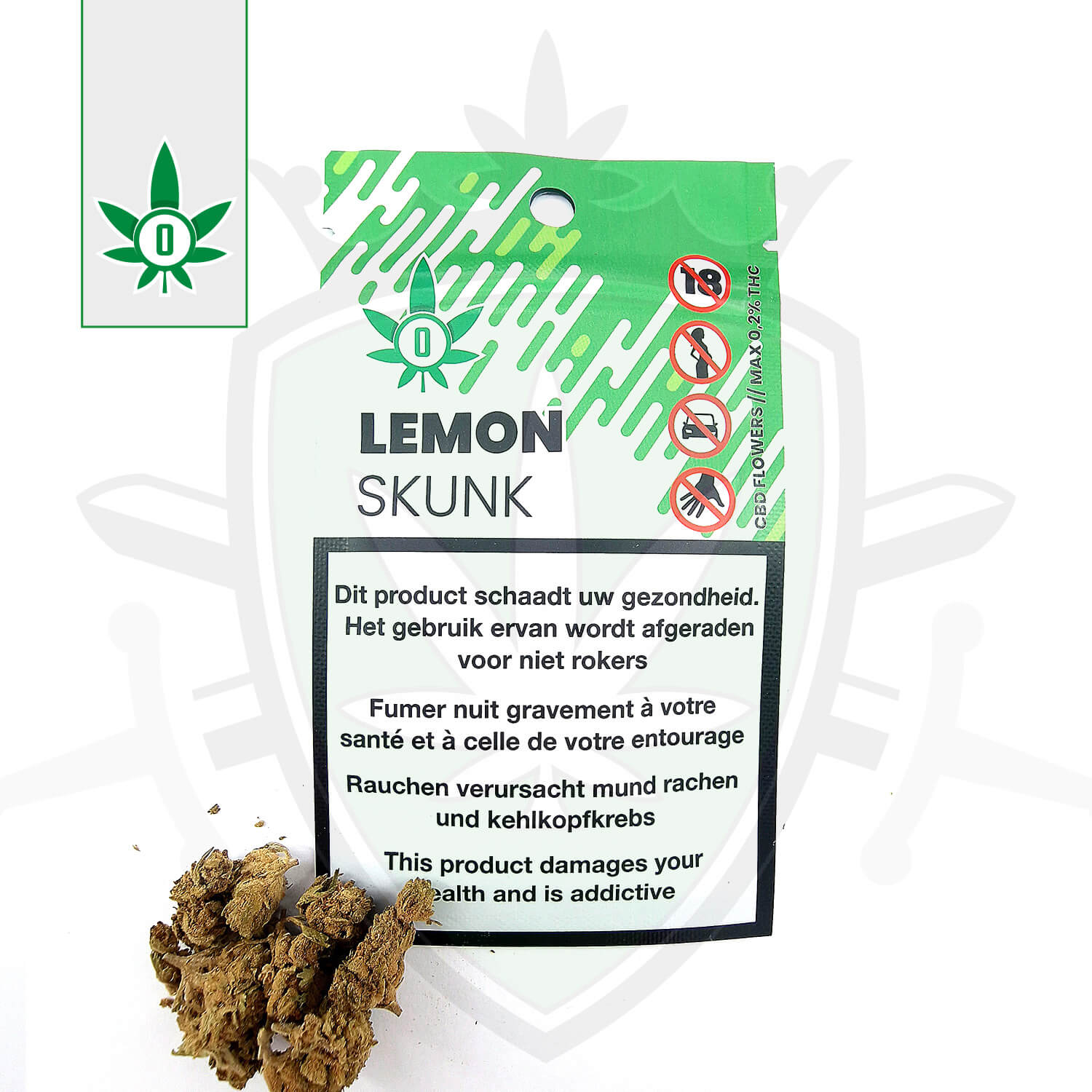 Lemon Skunk 3 gram bag - Cannabis Zero