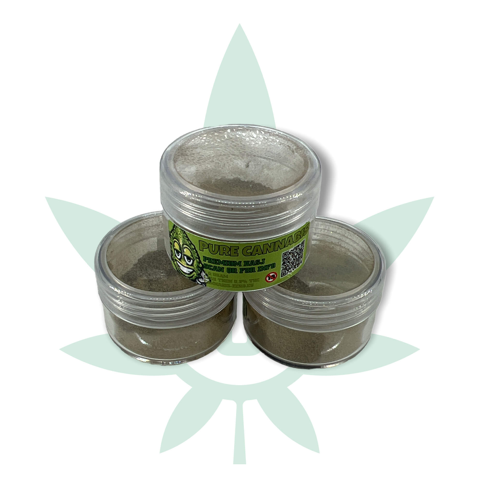 Cannabis Zero - Hasj Pollen 1 gram jar